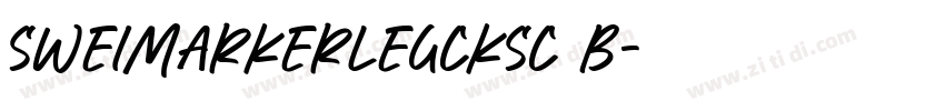SweiMarkerLegCKsc B字体转换